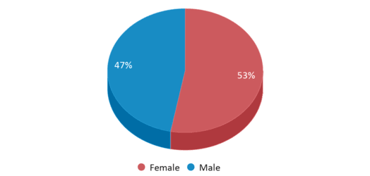 This pie chart depicts the gender distribution at Shady Lane Elementary School. This pie chart depicts the gender distribution at Shady Lane Elementary School.